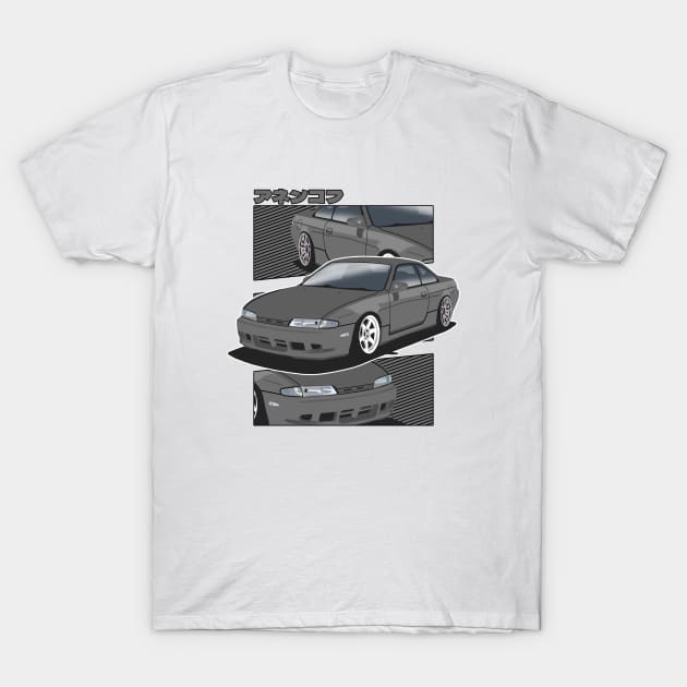 Nissan Silvia S14 Zenki T-Shirt by Rebellion Store